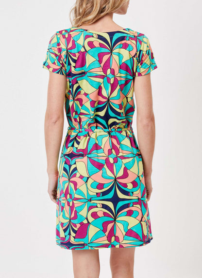 Robe coton col cœur à nouer FIT