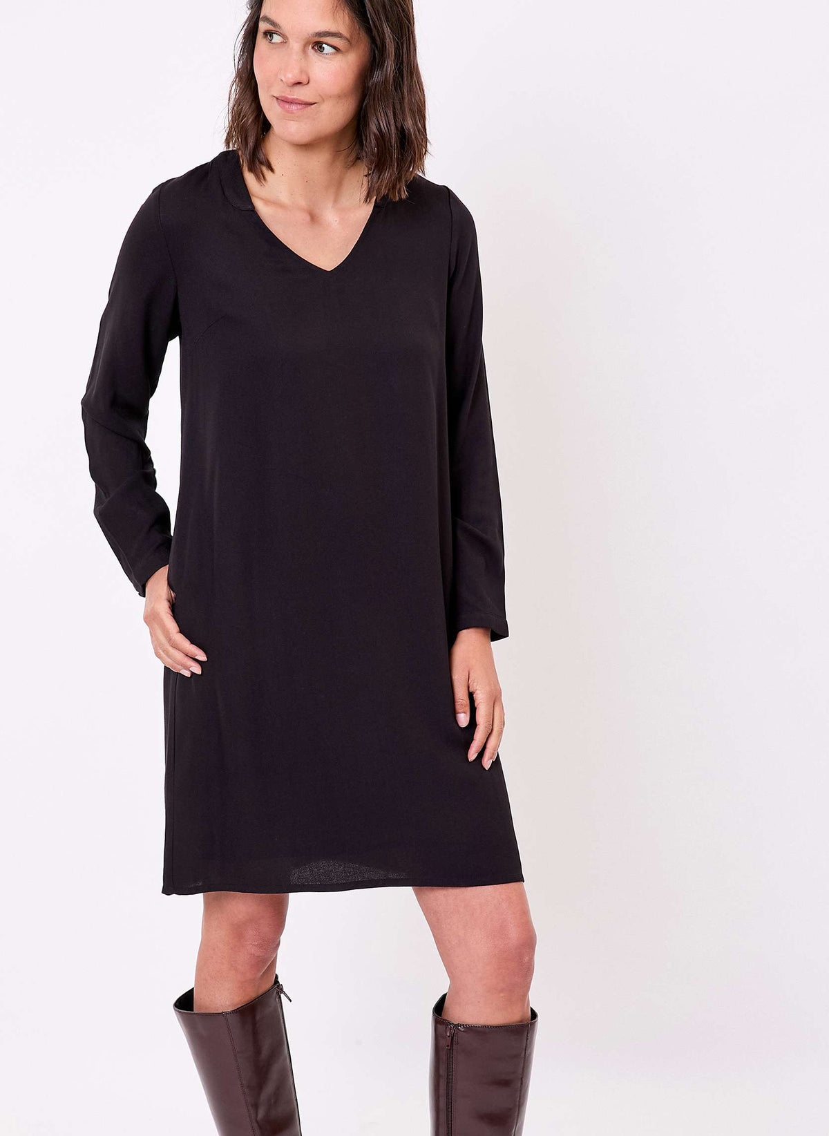 Robe fluide ample doublée GALATEE