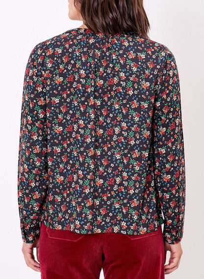 Blouse imprimée fluide col V GARYLY