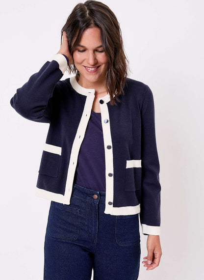 Veste gilet maille compacte ADONIE