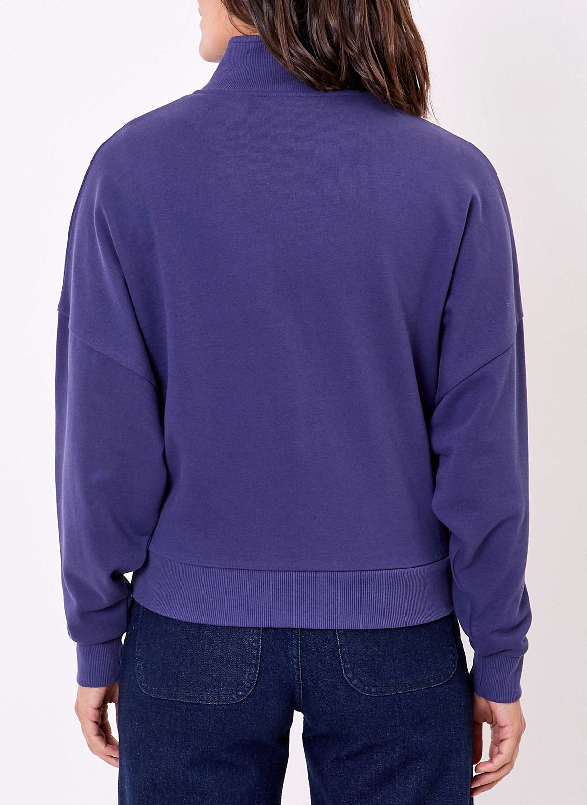 Sweat zippé coton bio TRESOR