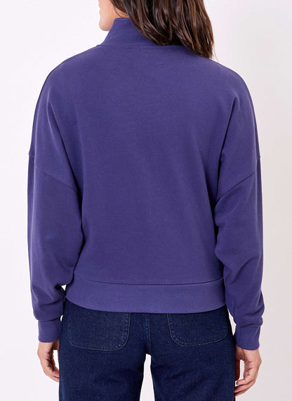 Sweat zippé coton bio TRESOR