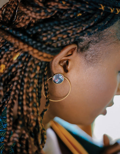 Boucles d'oreilles créole Jako