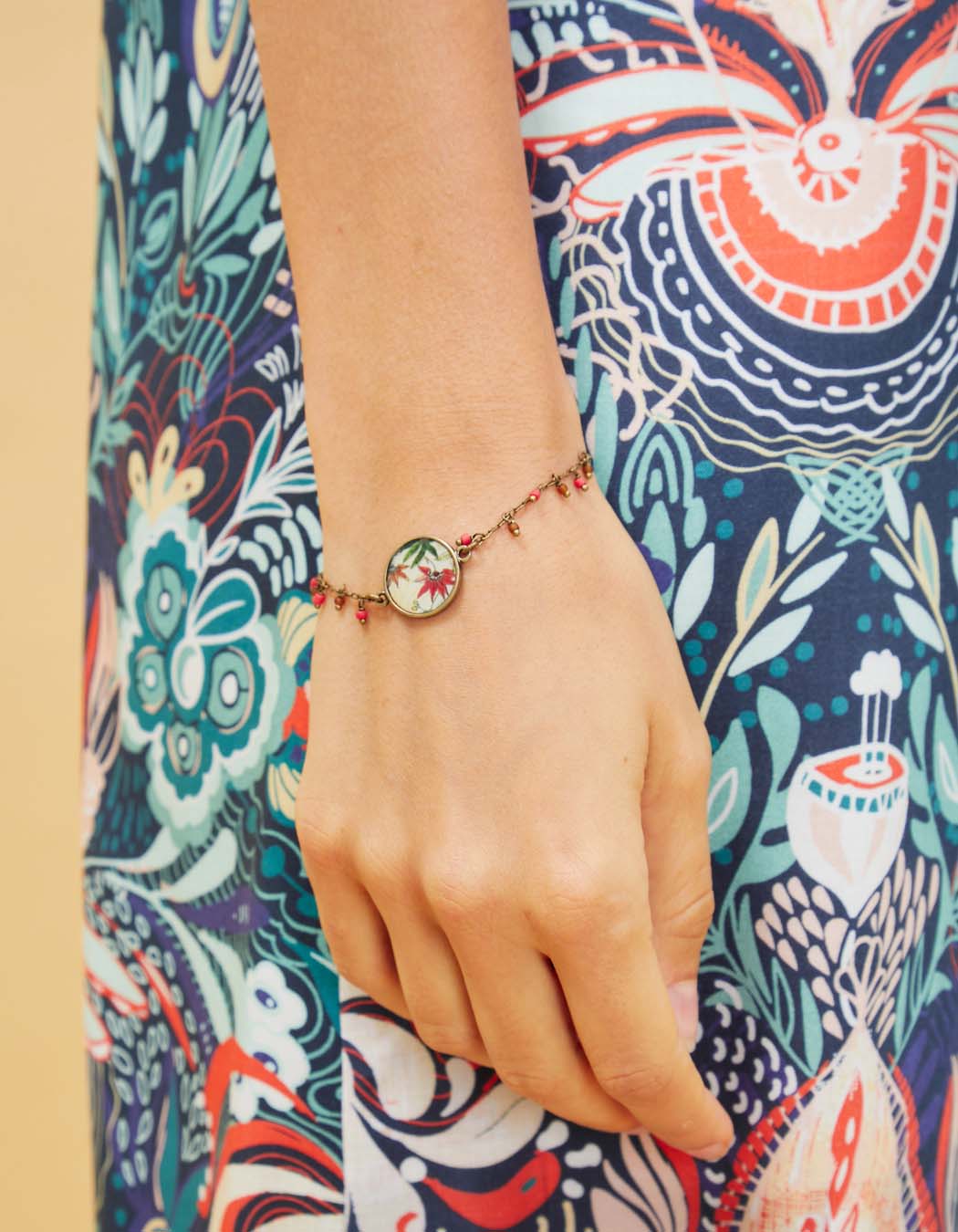 Bracelet médaillon Mamba
