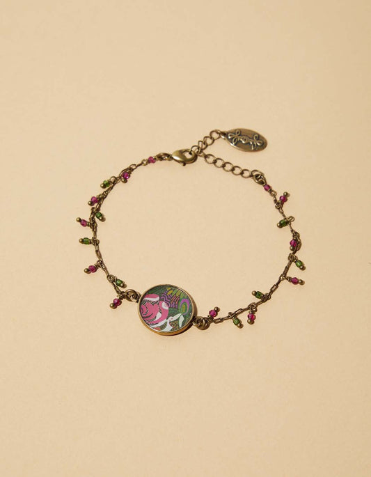 Bracelet médaillon Mamba