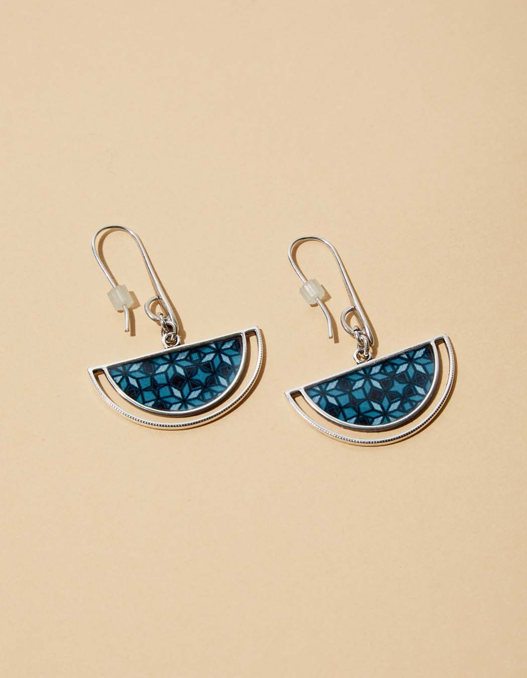 Boucles d'oreilles demi-lune Naiades