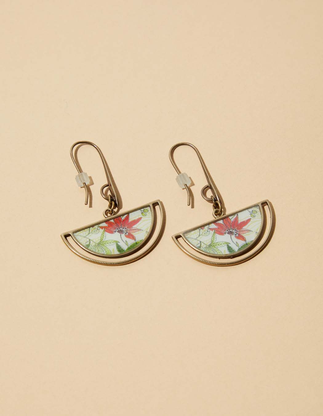 Boucles d'oreilles demi-lune Naiades
