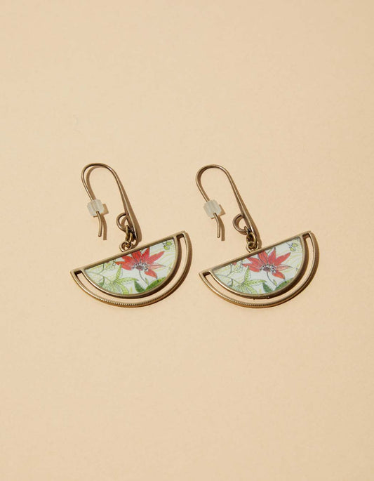 Boucles d'oreilles demi-lune Naiades