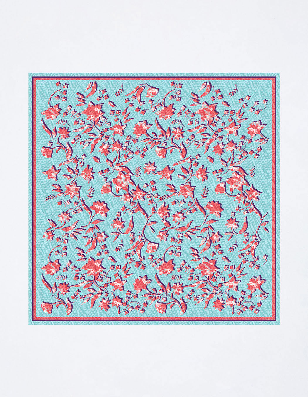 Foulard en soie imprimé