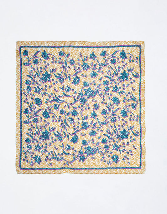Foulard en soie imprimé