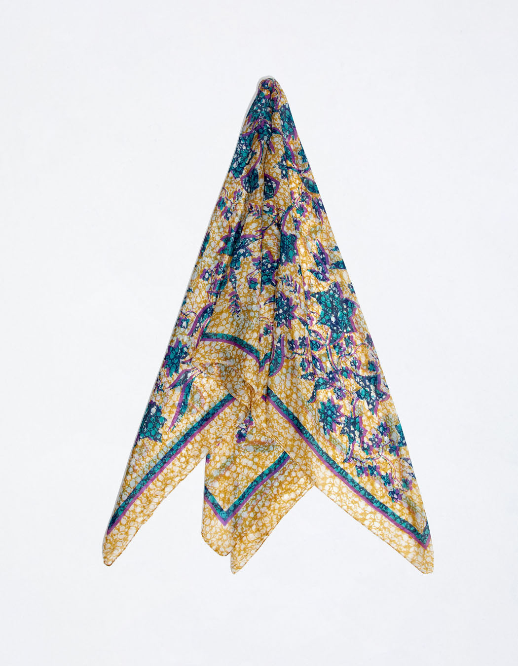 Foulard en soie imprimé