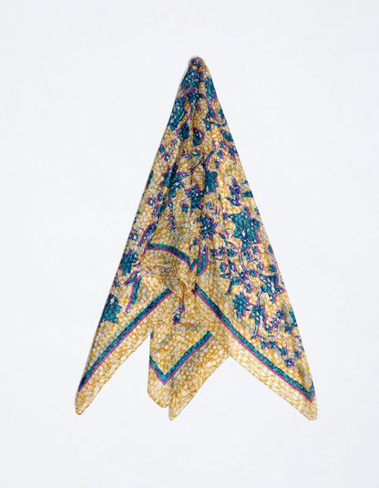 Foulard en soie imprimé