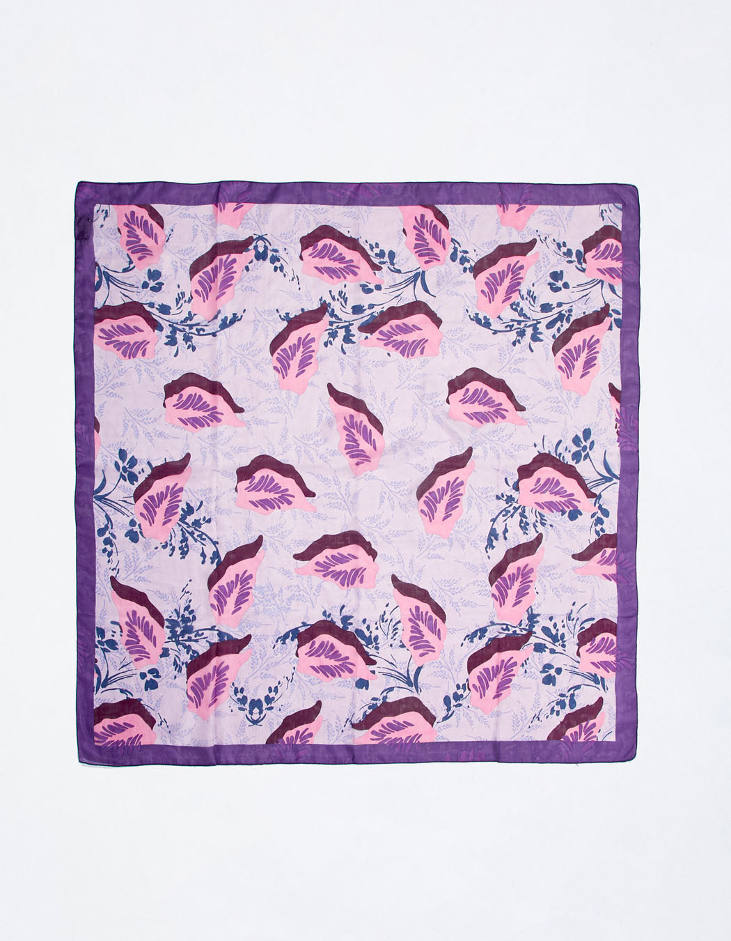 Foulard en soie imprimé