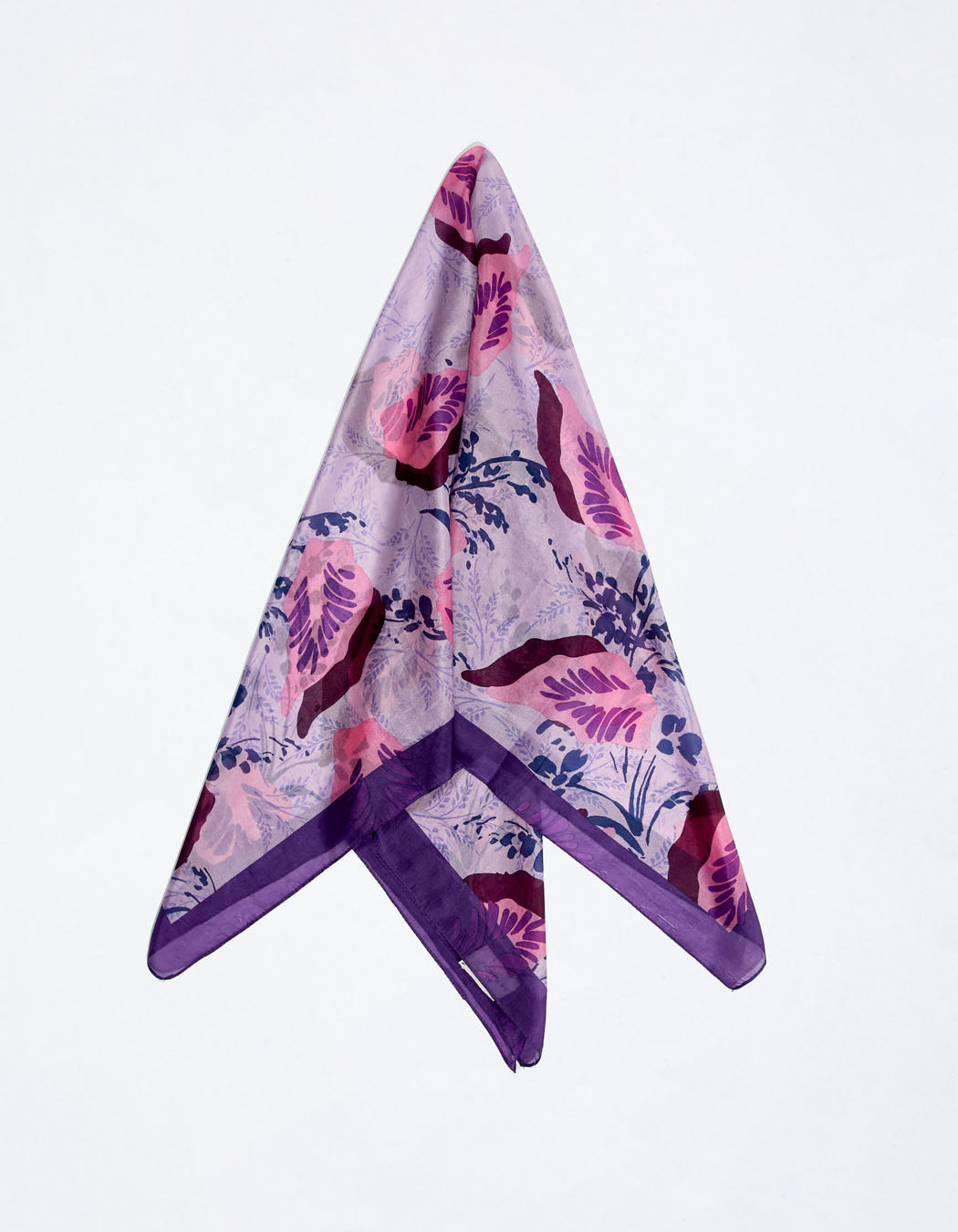Foulard en soie imprimé