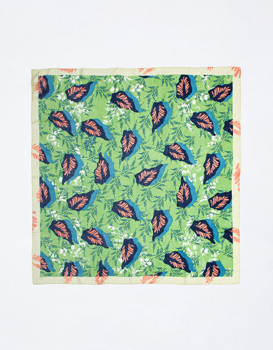 Foulard en soie imprimé