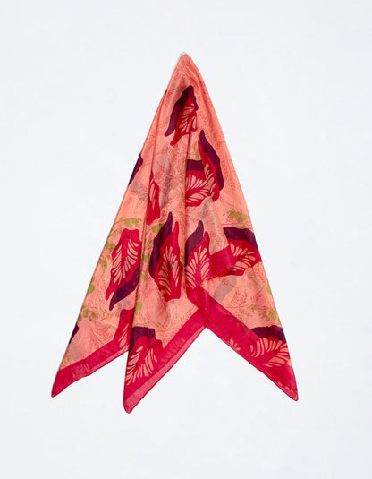 Foulard en soie imprimé