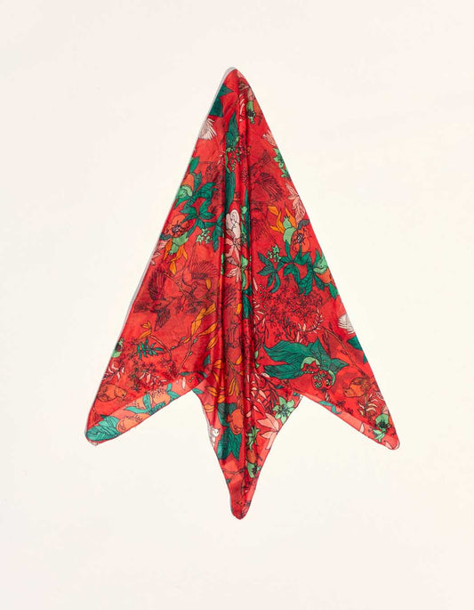 Foulard soie imprimé SOIE