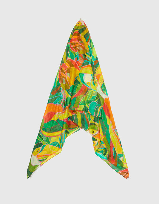 Foulard en soie imprimé CARRE