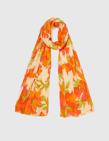 Grand foulard imprimé Ecovero AURELIA