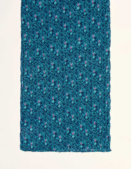 Foulard imprimé coton LAVANDI