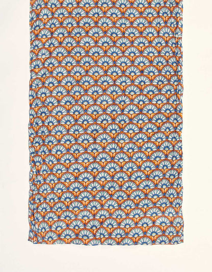 Foulard imprimé coton LAVANDI