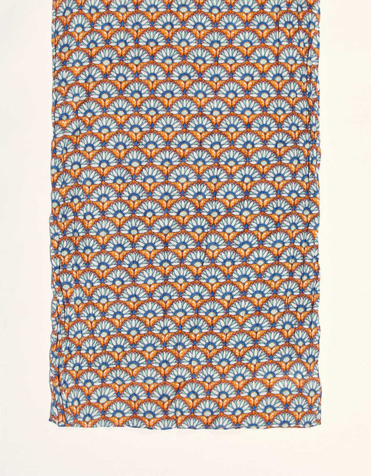 Foulard imprimé coton LAVANDI
