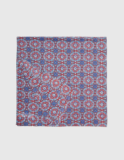 Grande étole imprimée voile de coton bio MAXI