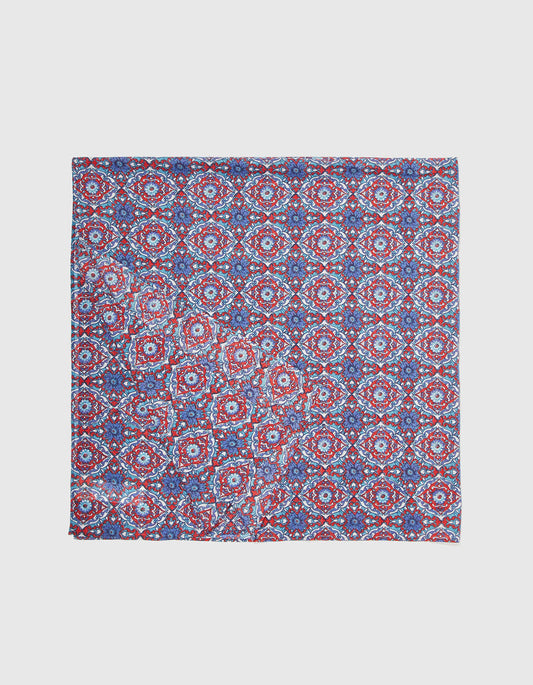 Grande étole imprimée voile de coton bio MAXI