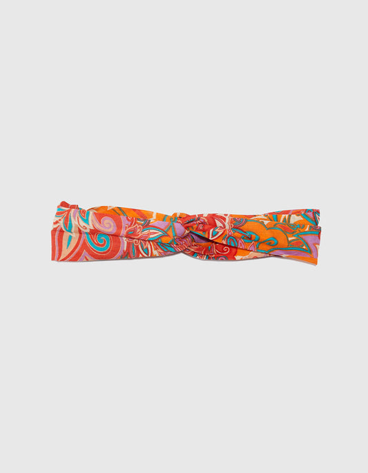 Bandeau cheveux imprimé coton bio BATTI