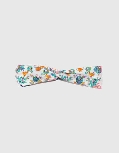 Bandeau cheveux imprimé coton bio BATTI