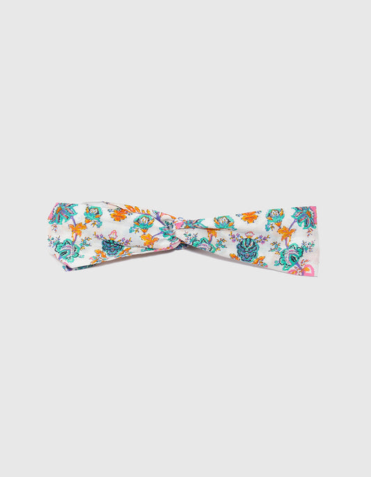 Bandeau cheveux imprimé coton bio BATTI