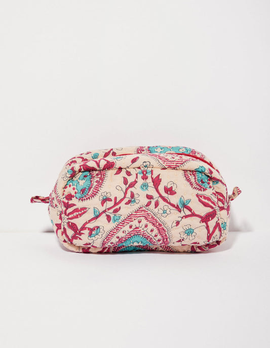 Trousse matelassée imprimée BOX
