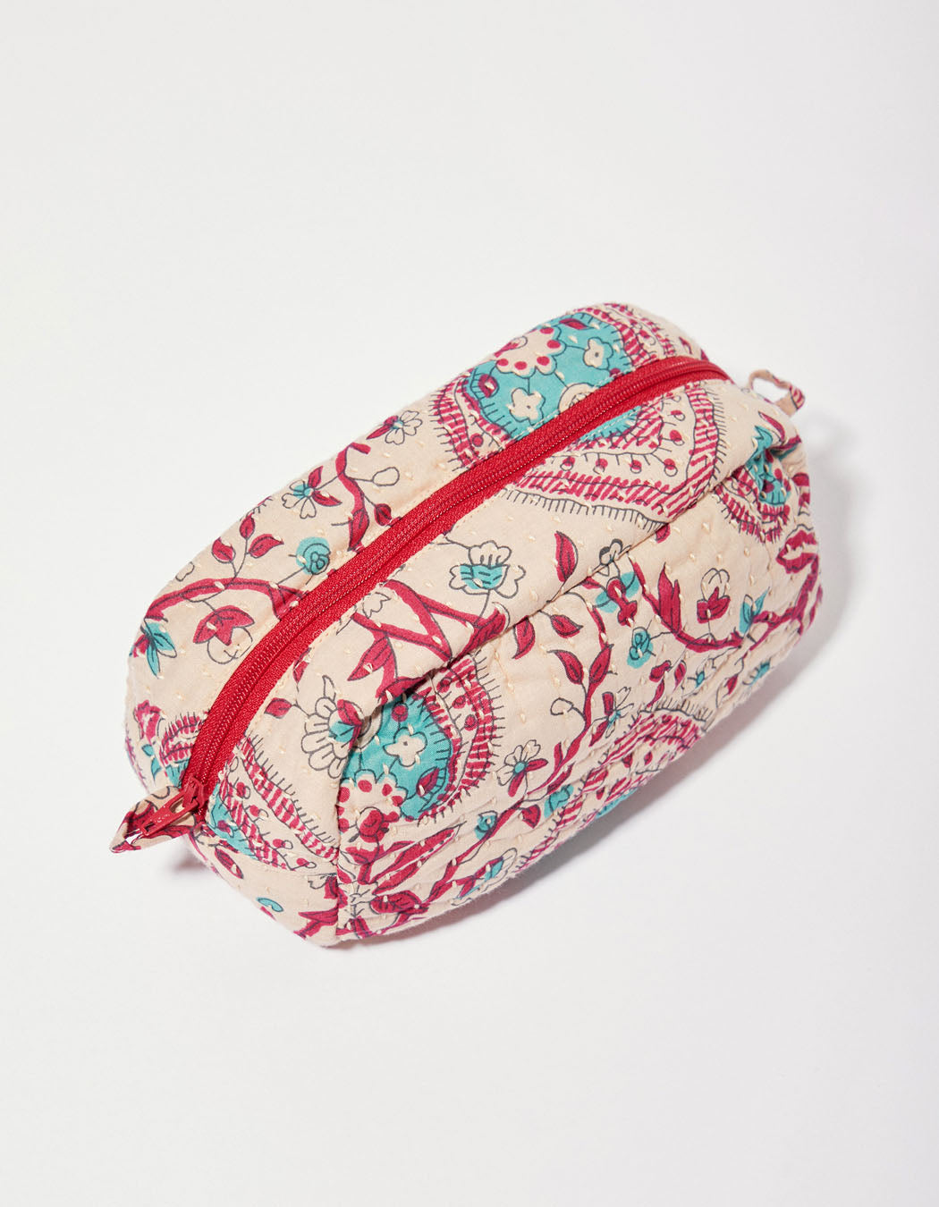 Trousse matelassée imprimée BOX