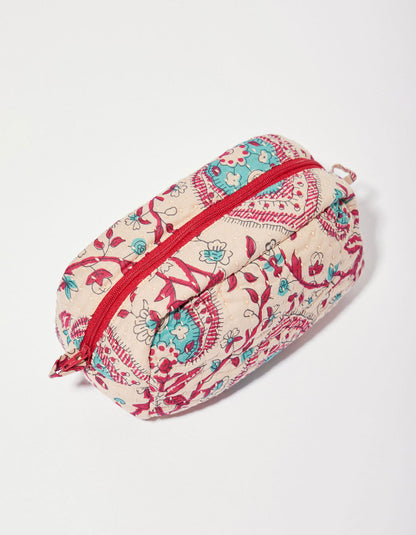 Trousse matelassée imprimée BOX