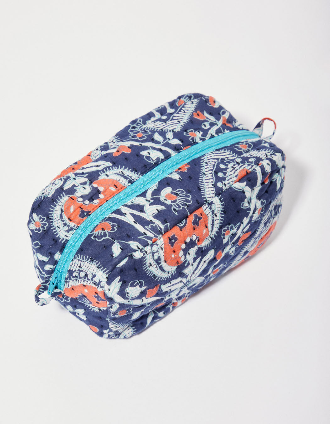 Trousse matelassée imprimée BOX