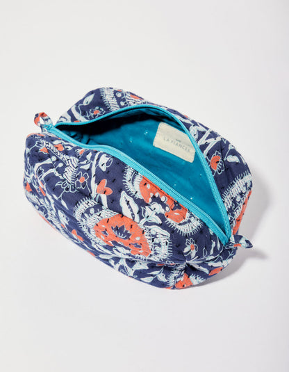 Trousse matelassée imprimée BOX