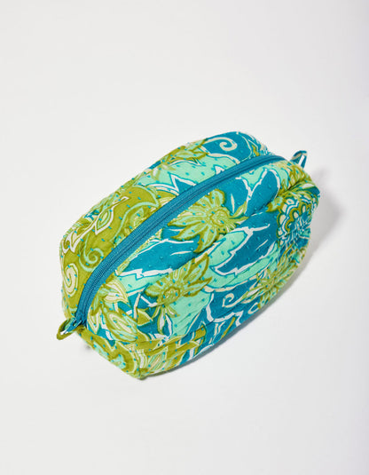 Trousse matelassée imprimée BOX