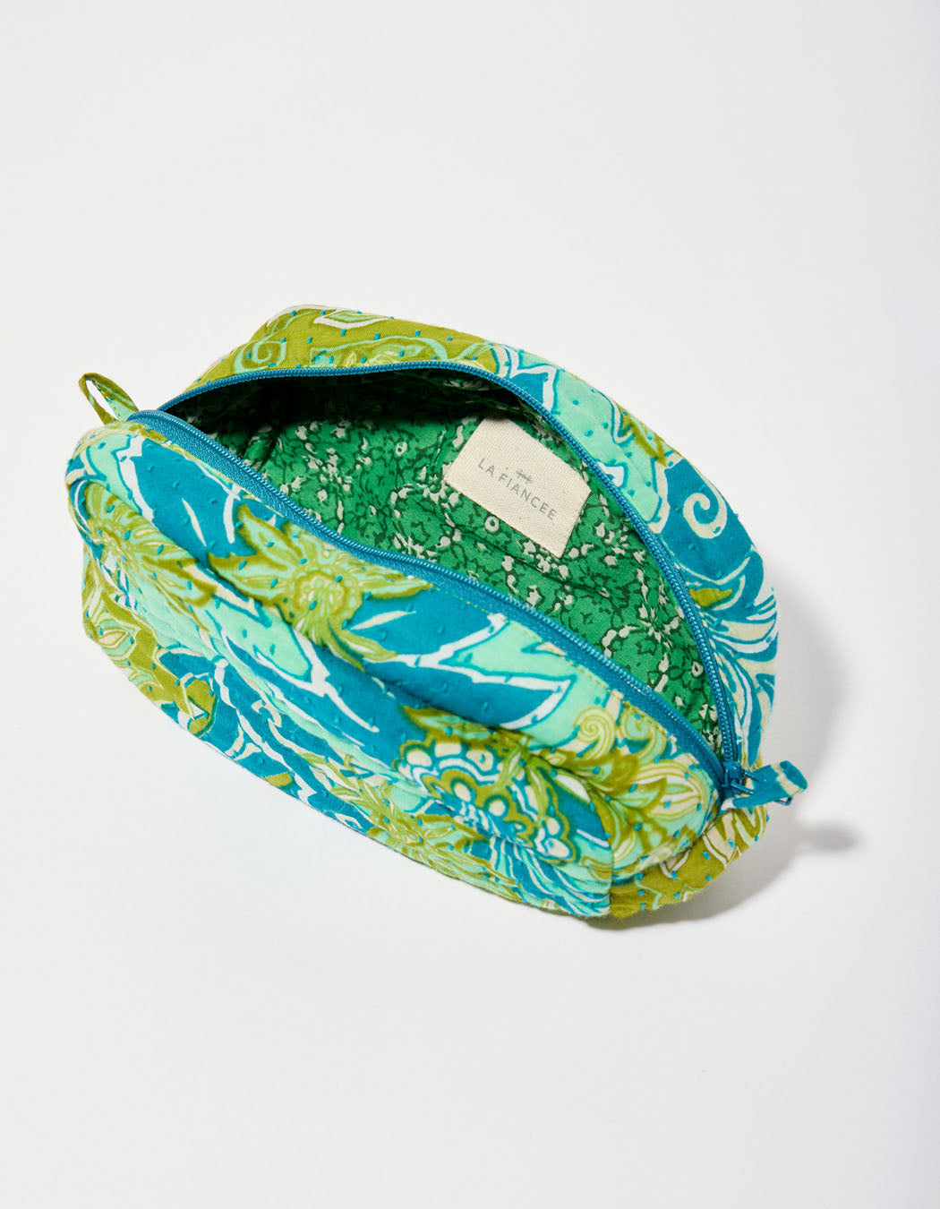 Trousse matelassée imprimée BOX