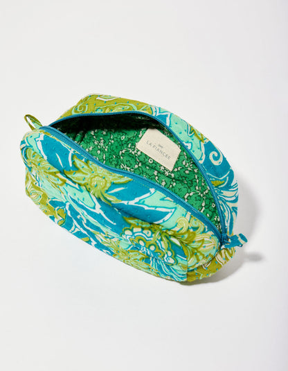 Trousse matelassée imprimée BOX