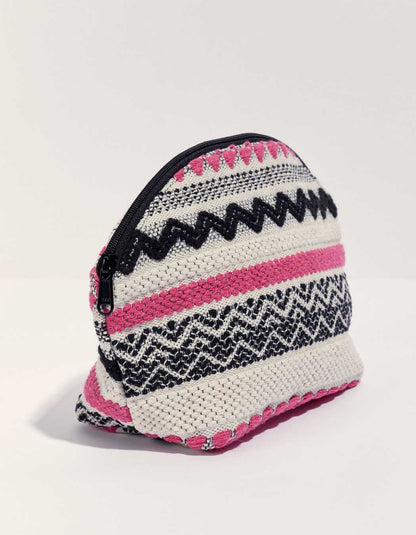 Grande pochette coton zippée DAISY