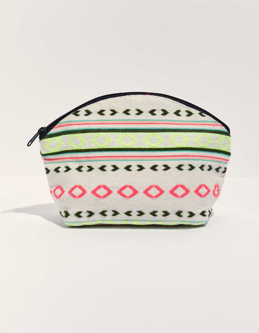 Grande pochette coton zippée DAISY