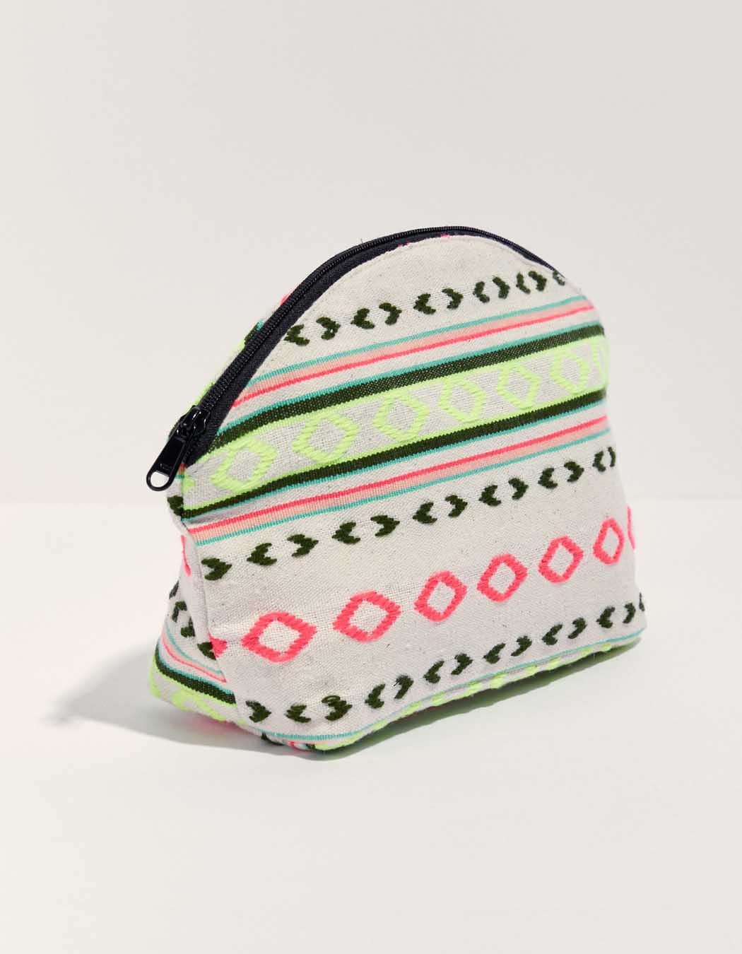 Grande pochette coton zippée DAISY