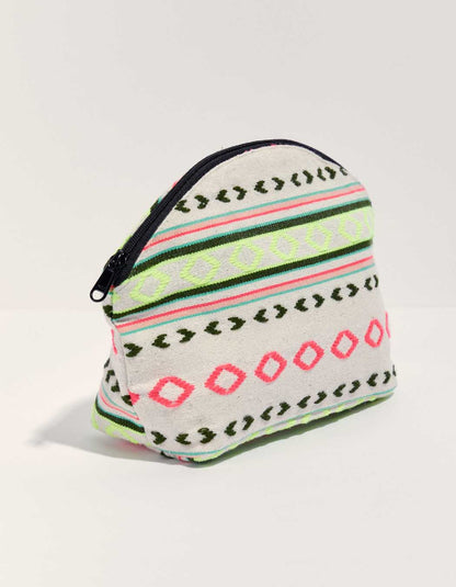 Grande pochette coton zippée DAISY