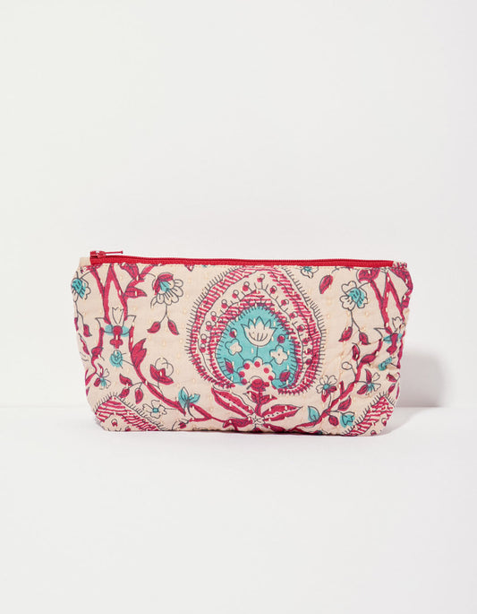 Pochette trousse matelassée imprimée KIT