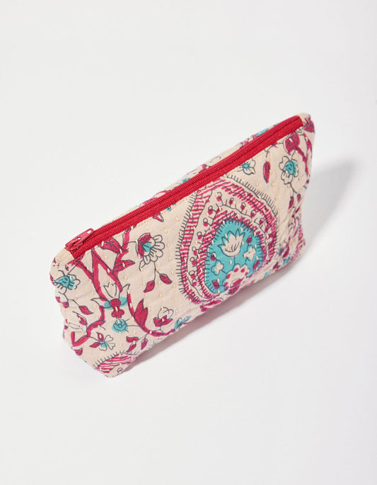 Pochette trousse matelassée imprimée KIT
