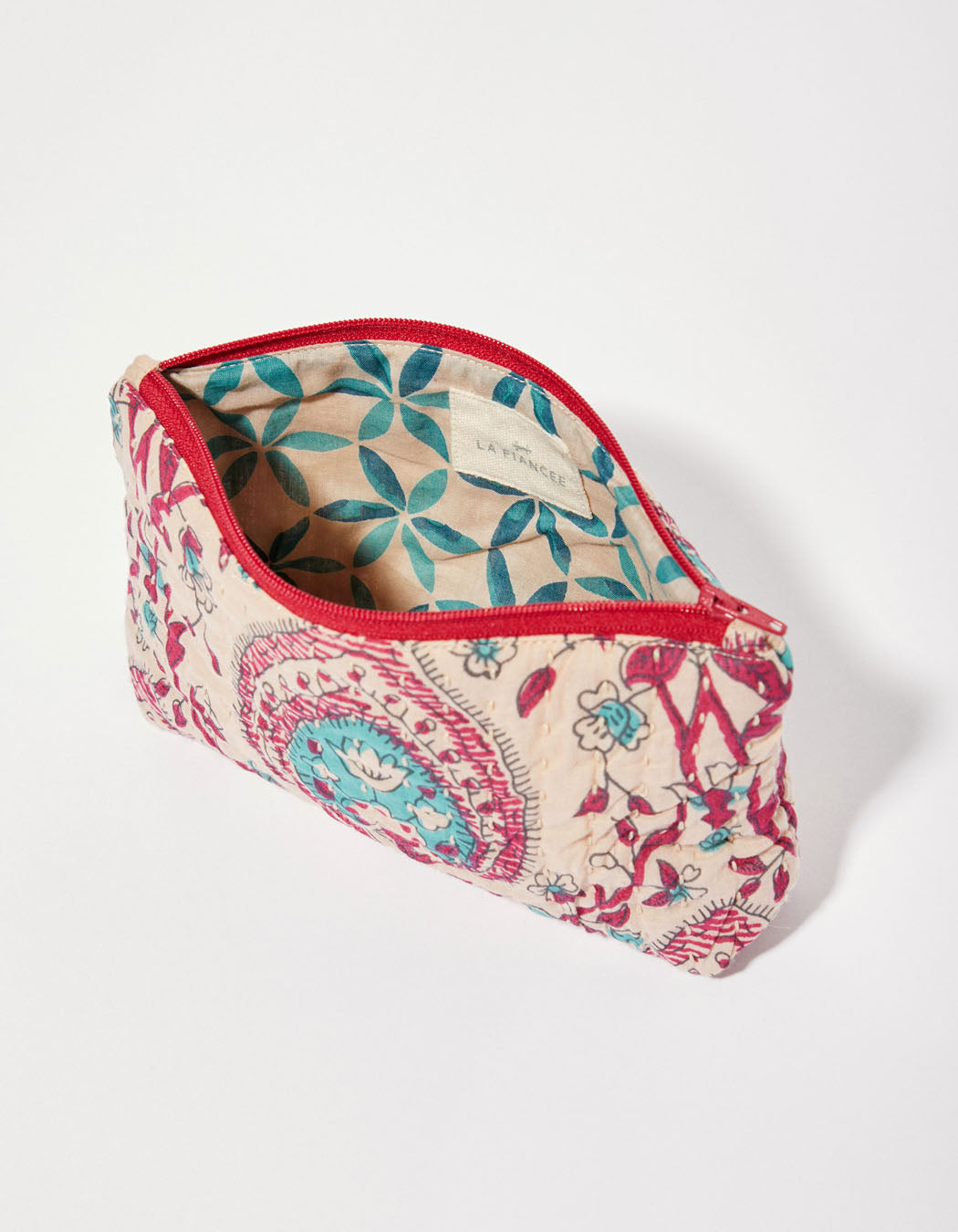 Pochette trousse matelassée imprimée KIT