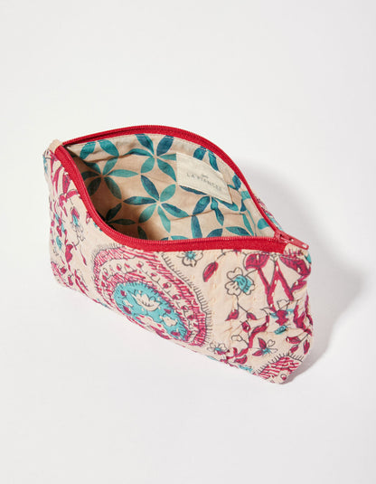 Pochette trousse matelassée imprimée KIT