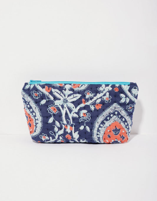 Pochette trousse matelassée imprimée KIT