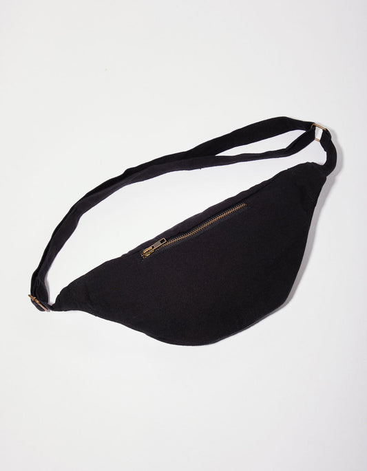 Sac bandoulière banane en coton épais MUNDAL