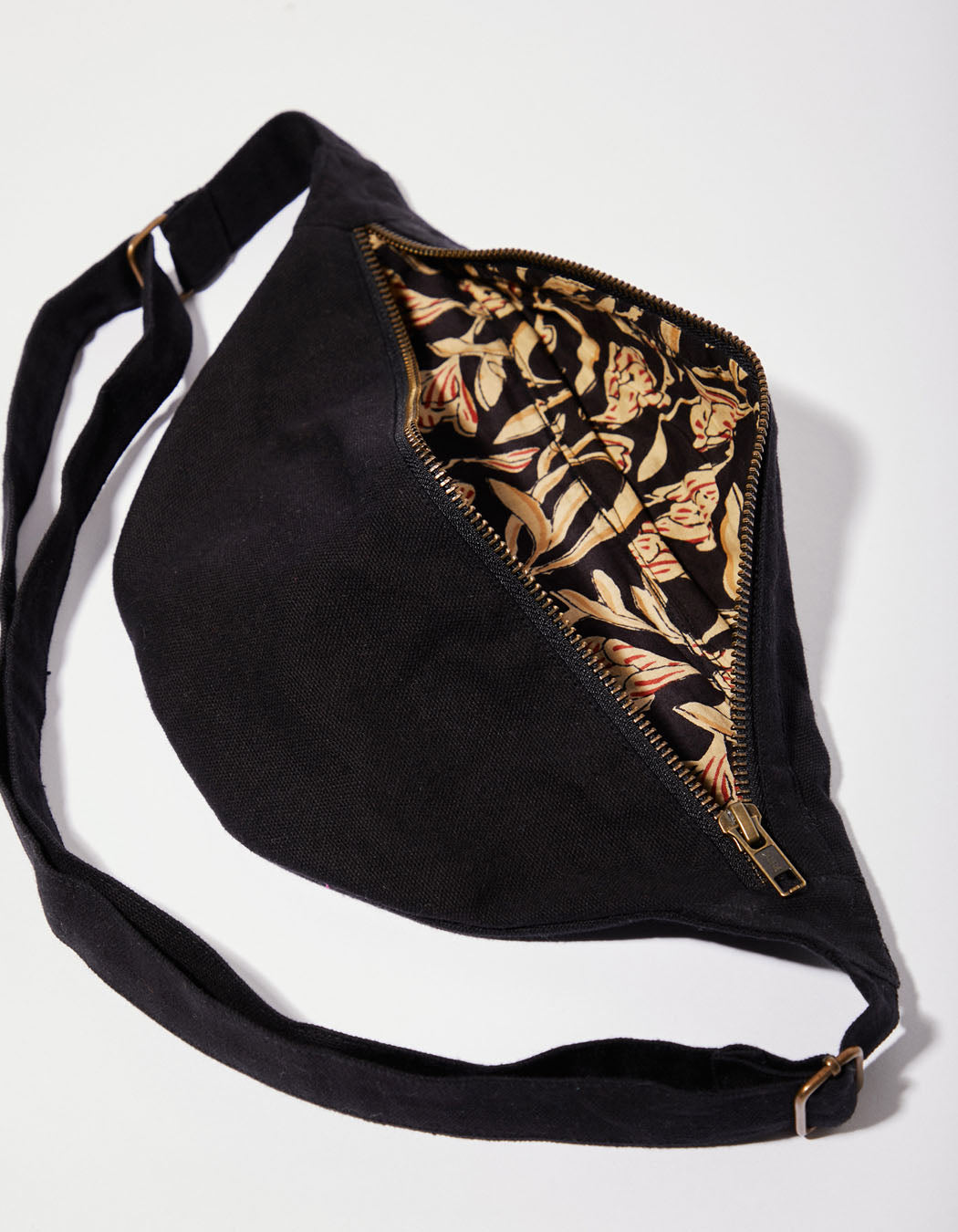 Sac bandoulière banane en coton épais MUNDAL